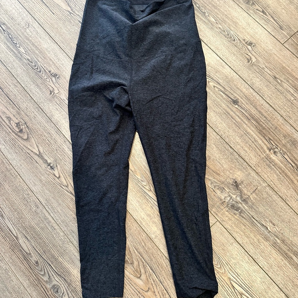 Zella Gray Maternity Leggings Large